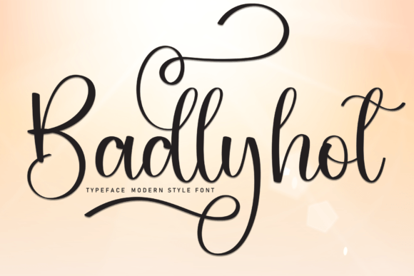 Badlyhot: A Modern Handwritten Font for Creative Projects