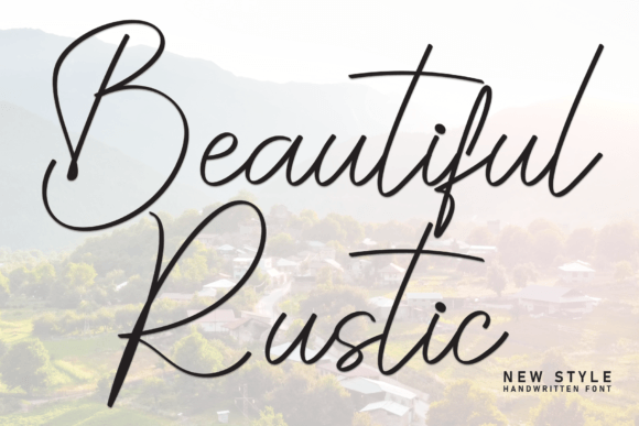 Beautiful Rustic: A Font with Natural Charm