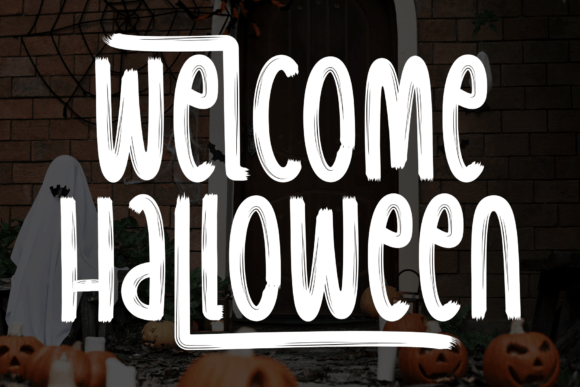 Discover the Artistry of the Welcome Halloween Typeface