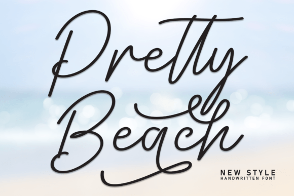 Discovering Pretty Beach: A Handwritten Font with Timeless Appeal