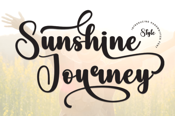 Sunshine Journey: The Elegant Script for Creative Projects